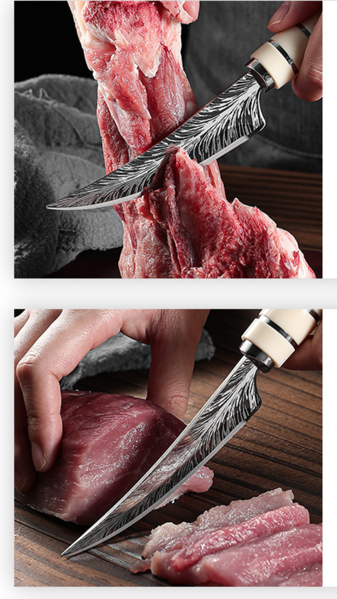 Zakřivený vykosťovací nůž