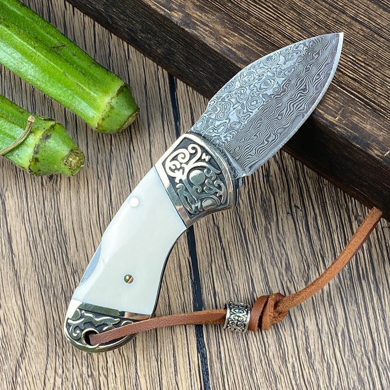 Damaškový Nůž Na Loupání Ovoce