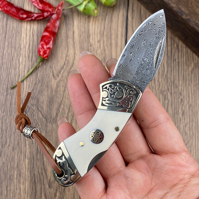 Damaškový Nůž Na Loupání Ovoce