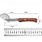 Kompaktní Damaškový Nůž na Ovoce