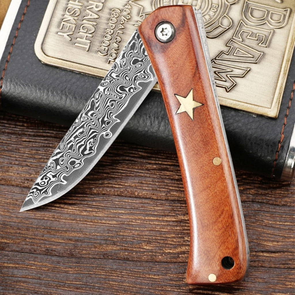 Kompaktní Damaškový Nůž na Ovoce