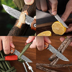 Kompaktní Damaškový Nůž na Ovoce