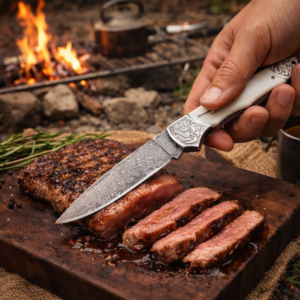 Damaškový Nůž – Ruční Výroba